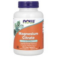 Now Magnesium Citrate 120 Caps