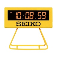 Seiko Clock Alarm Clock Table Clock Digital Mini Timer Clock Yellow 93×104×45mm SQ815Y