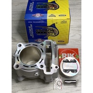 ESPADA RACING CERAMIC BLOCK KIT LC135/Y15ZR/FZ150i 62mm/63mm/65mm FULL SEMI DOME PISTON COMP SET