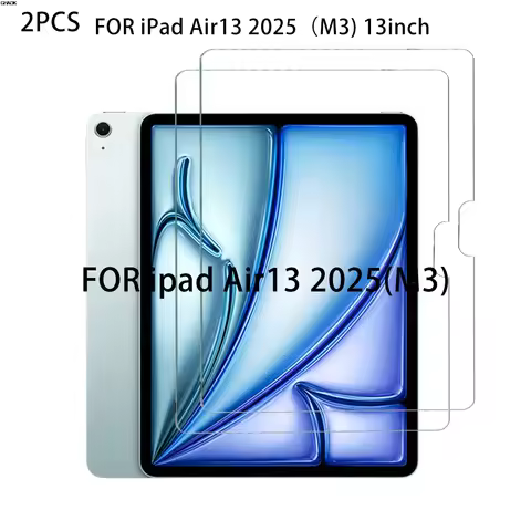 2PCS HD Tempered Glass Screen Protector For Ipad Air13（M3) 2025 2024 A16 Air 11inch 2025(M3) Anti Sc