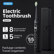 Yunchi Customized C2 Electric Toothbrush 4 Sets Of Brush Head 1 Dust Cap Carton Packaging 1 Charging