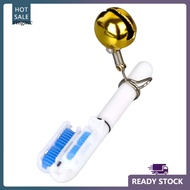 RGA  With a bell when the fish bites the bait and pulls the line it will make a crisp sound to remin