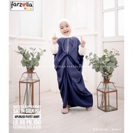 D[sale] Kaftan Kids Kaftan Cute Kids Luxury Satin Fabric Material Many Colors For Children Aged 6-9 