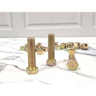 Yellow Bolt 103.540mm Yellow Hexagon Bolt Nut Hex Bolt Nut/