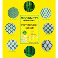 Green Plastic Polyethylene Screen Net Chicken Fence Wire 3 ft 3/4"  •EPICPH•