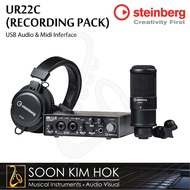 STEINBERG UR-22C (RECORDING PACK) UR22C c/w ST-M01 Microphone, ST-H01 Headphones, Cubase AI, WaveLab
