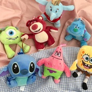 GANTUNGAN CUTE DOLL KEYCHAIN WITH STITCH MONSTER INC SPONGE BOB CAPYBARA MOTIF