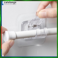 caislongs Hole-free Bracket Door Curtain Telescopic Rod Adhesive Hook Holder Bathroom Accessory Shower