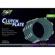 ESR MOTOR CLUCTH PLATE DAN CLUTCH IRON PLATE  FOR YAMAHA Y15ZR LC135 125Z RXZ SRL 115 DAN HONDA RS15