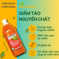 FairChild's Organic Pure Apple Cider Vinegar with Mother Vinegar 473ml - Supports Digestion - Weight