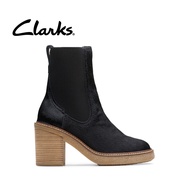 Clarks Womens Cassiano Top Chelsea Boots - Black Interest