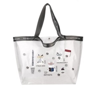 Kusuguru japan 防水網格肩背手提2用包 -貓丸款