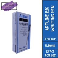 Artline 210 Writing Pen (EK210N) - Waterproof, Fine Liner Pen (12pcs/box)