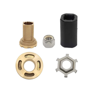 CJ7F ใบพัดเรืออลูมิเนียม 13-1/4x17 สำหรับ Mercury 40-140hp 15 ฟัน Rh 48-77344a45 8K3Q7ตัวตัดโซ่ เครื