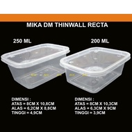 Thinwall Dm Recta 250 Ml / Thinwall Box (25pcs)