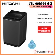 Hitachi LTL 09M00 GG Top Loading with Glass Top - 9KG