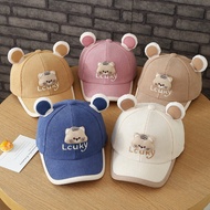 Children's Leisure Baseball Cap With 3D  Cartoon Pattern For Boy And Girls Hats Suitable For 1-2 Yea