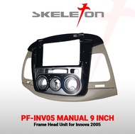 Frame Headunit 9 inch Innova 2005- 2010 type V AC Digital atau type G AC Manual