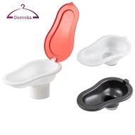 [deevoka] Portable Construction Site Toilet, Temporary Travel Toilet, 15.7x9.4x6.3