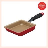 Evercook Stir-fry Pan 26cm All Heat Source Compatible (Induction Compatible) Red by Doshisha