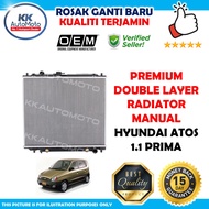 Hyundai Atos 1.1 Prima Premium OEM Double Layer Radiator Tangki Air Coolant 26mm Manual