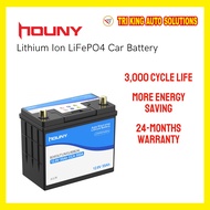 HOUNY 12.8V 55Ah Lithium Car Battery | N55 80B24L | 550CCA | LiFePO4 | Lightweight | Long Life
