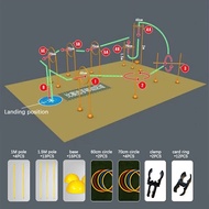 Drone Racing FPV Track Drone Obstacle Course Set Competition Drone Training Accessories Adjustable