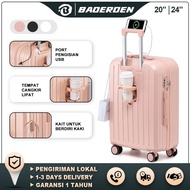 Large capacity 24 Inch 20 suitcase 22 inch travel cabin laptop luggage new luggage stand cup charge