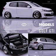 [現貨] 1∶64 車模 VOLKSWAGEN GOLF GTI MK6 雙門 BBS呔鈴 低趴版 合金汽車模型