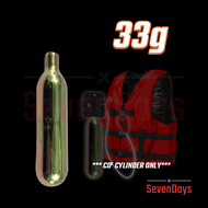 Life Jacket CO2 Refill Cylinder 17g/24g/33g Water Soluble Tablets Inflation Pump Gas Cartridge Carbo
