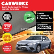 CERTIFIED ORIGINAL Dr Shadez DARKtech Honda Civic 2015-2022 10th Generation (FC) Japan Sedan Custom 