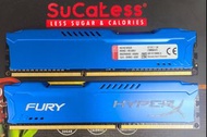 HyperX Fury DDR3 4GB (2 x 4GB) (8Gb kit) 記憶體