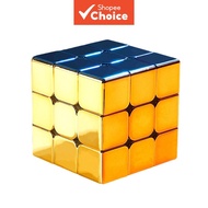 Metal 3x3 Magnetic Golden Cube Magic Puzzle Speed Cube M3 3x3x3 Magico Cube Cubo Toy Kiub Sihir Magn