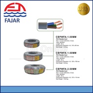 FAJAR FLEXIBLE CABLE 2.5mm 4Core 110/0076 ( 50 /0.25) 4core ~1Coil /90 Meter , (2.5MMX4C-C)