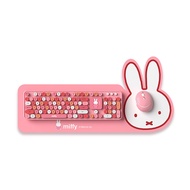 Miffy x MiPOW 米菲104鍵全尺寸鍵盤滑鼠套裝組MPC006粉色