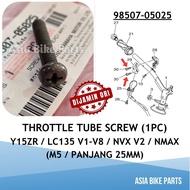 Yamaha Original Y15ZR Oil Pump Screw / LC135 V1-V8 Lagenda FI / NVX NMAX Throttle Tube Screw - 98502