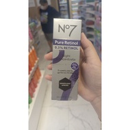 No7 Advanced Pure Retinol 0.3% Retinol Complex Night Concentrate Night Cream 30ml Original
