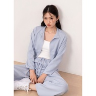 Zip & Flow 2 Way Zipper Jacket in Artic Blue