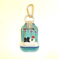 隨身乾洗手液吊掛收納袋 - 藍色