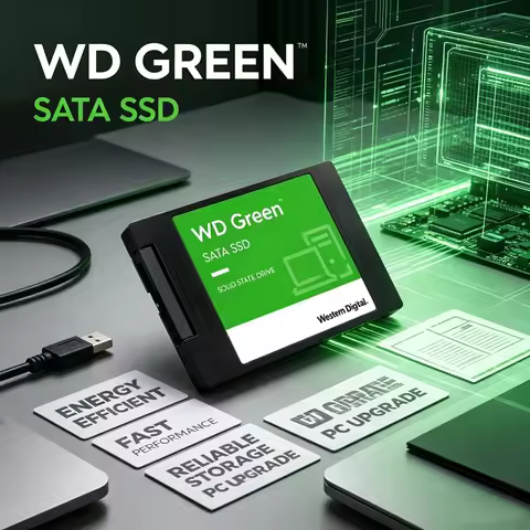 Genuine WD Green 250GB 500GB 1TB 2TB 2.5in SATA III Low Power SSD Fast Storage Upgrade Laptop Deskto
