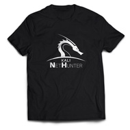 Baju Kaos Pria Hacker Anonymous KALI NET HUNTER Logo Dewasa Atasan