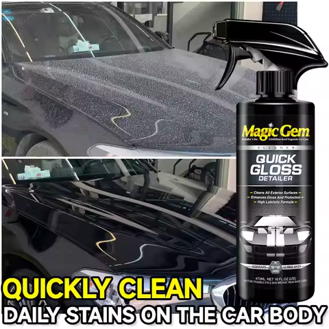 Magic Gem G05 Auto Waterless Car Wash Spray Glass Paint Care Hydrophobic Polish Cleaner Quick Gloss 