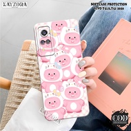 HP Latest VIVO Y51A/Y51 2020 Case - KAYZORA - Cartoon Fashion Case - VIVO Y51A/Y51 Casing - Pro Came