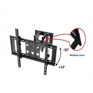 CP602 40 to 80 Inch Extendable Full Motion Adjustable Double Arm Tilt TV Wall Bracket Holder Mount