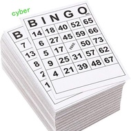 CYBERLINX Bingo Game Cards, Unique Numbers Educational Bingo Chess Toy, Bingo Game Accessories Paper