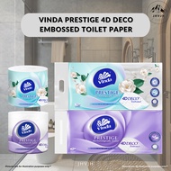 VINDA PRESTIGE 4D DECO EMBOSSED TOILET PAPER