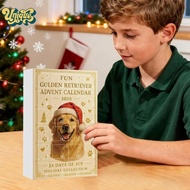 (Unique) Fun Golden Retriever Advent Calendar 2025,Pug Advent Calendar 2025,Christmas Calendar With 
