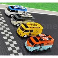 LDARC V64 1/64 2.4G RWD RC Car Mini Drift Flat On-Road LED Lights LC01 Chassis Micro Van Vehicles Mo
