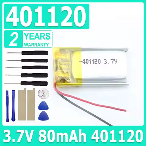 401120 Li-ion Polymer Battery 3.7v 100mah replace selfie stick button for Xiaomi 401222 registrar re