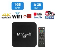 Box youtube STB Androird Tv box RAM 1GB ROM 8GB 5G Wifi Android 10.0 Full Baru Tv Box